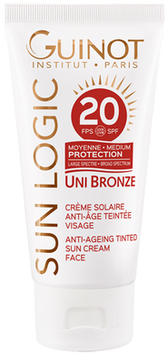 Uni Bronze Anti-Ageing Tinted Sun Cream Face Spf20