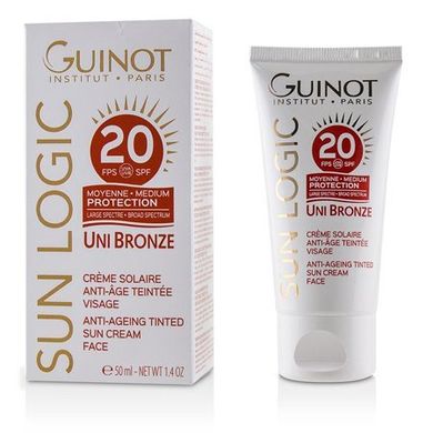 Guinot Uni Bronze Anti-Ageing Tinted Sun Cream Face Spf20