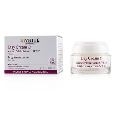 SWHITE Day Cream Eclaircissante SPF30 от Mary Cohr