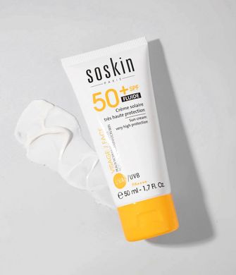 Very high protection sun cream SPF50+ fluid від Soskin